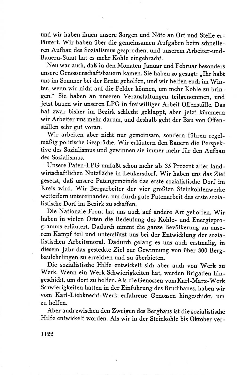 Protokoll der Verhandlungen des Ⅴ. Parteitages der Sozialistischen Einheitspartei Deutschlands (SED) [Deutsche Demokratische Republik (DDR)] 1958, Seite 1122