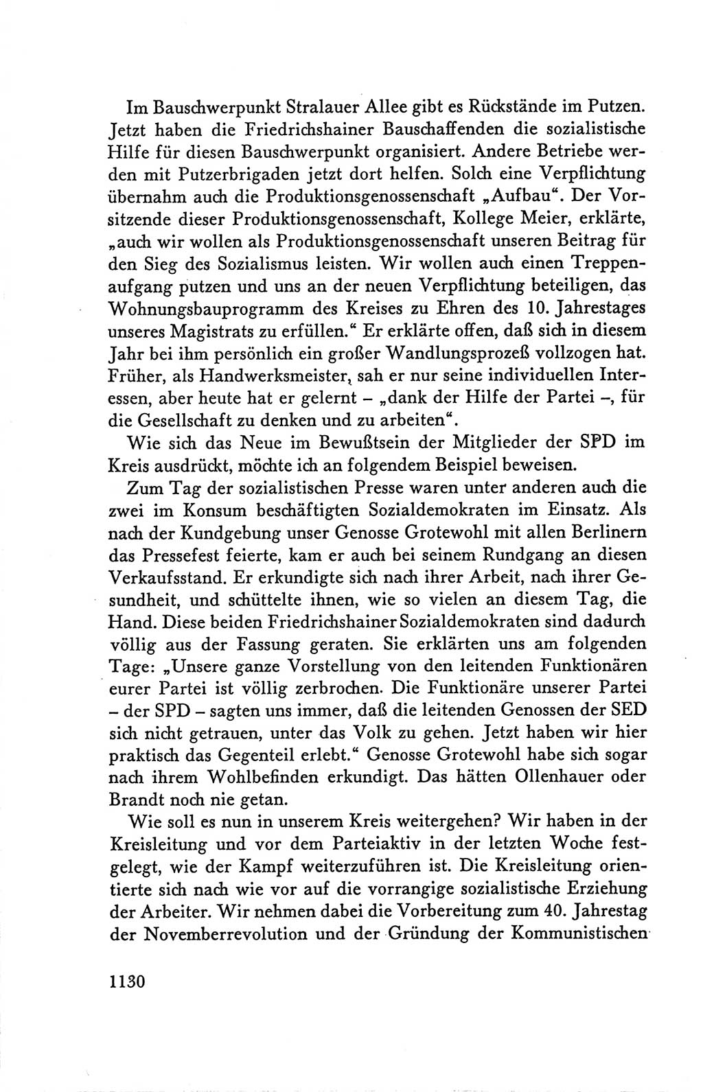 Protokoll der Verhandlungen des Ⅴ. Parteitages der Sozialistischen Einheitspartei Deutschlands (SED) [Deutsche Demokratische Republik (DDR)] 1958, Seite 1130