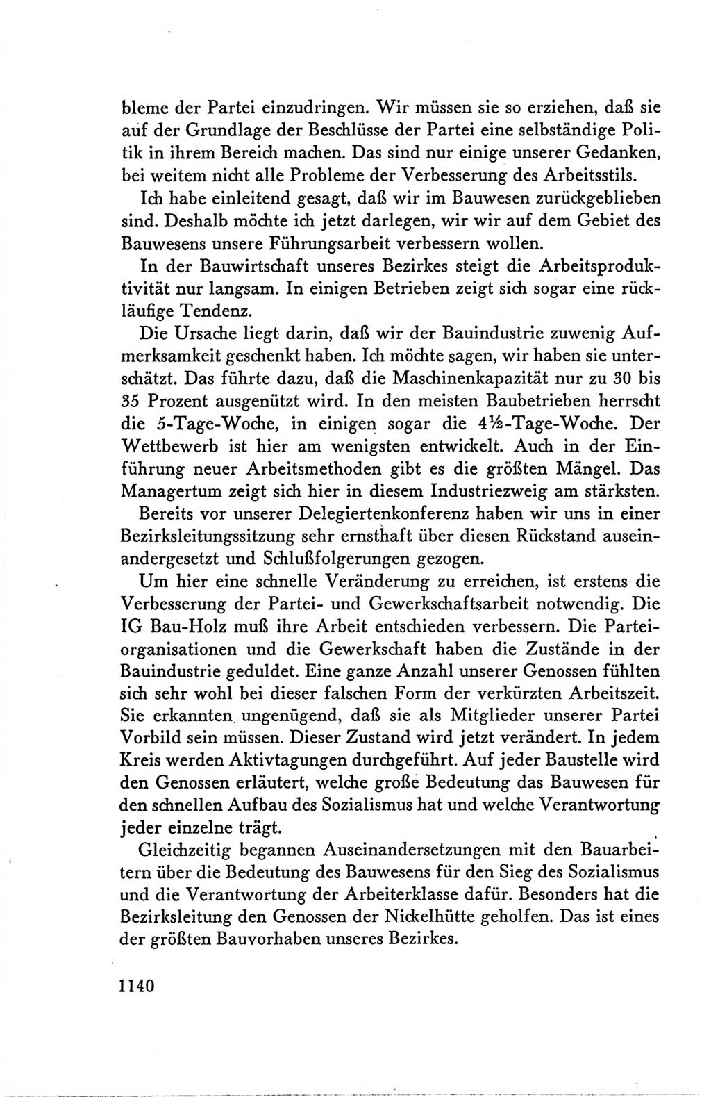 Protokoll der Verhandlungen des Ⅴ. Parteitages der Sozialistischen Einheitspartei Deutschlands (SED) [Deutsche Demokratische Republik (DDR)] 1958, Seite 1140