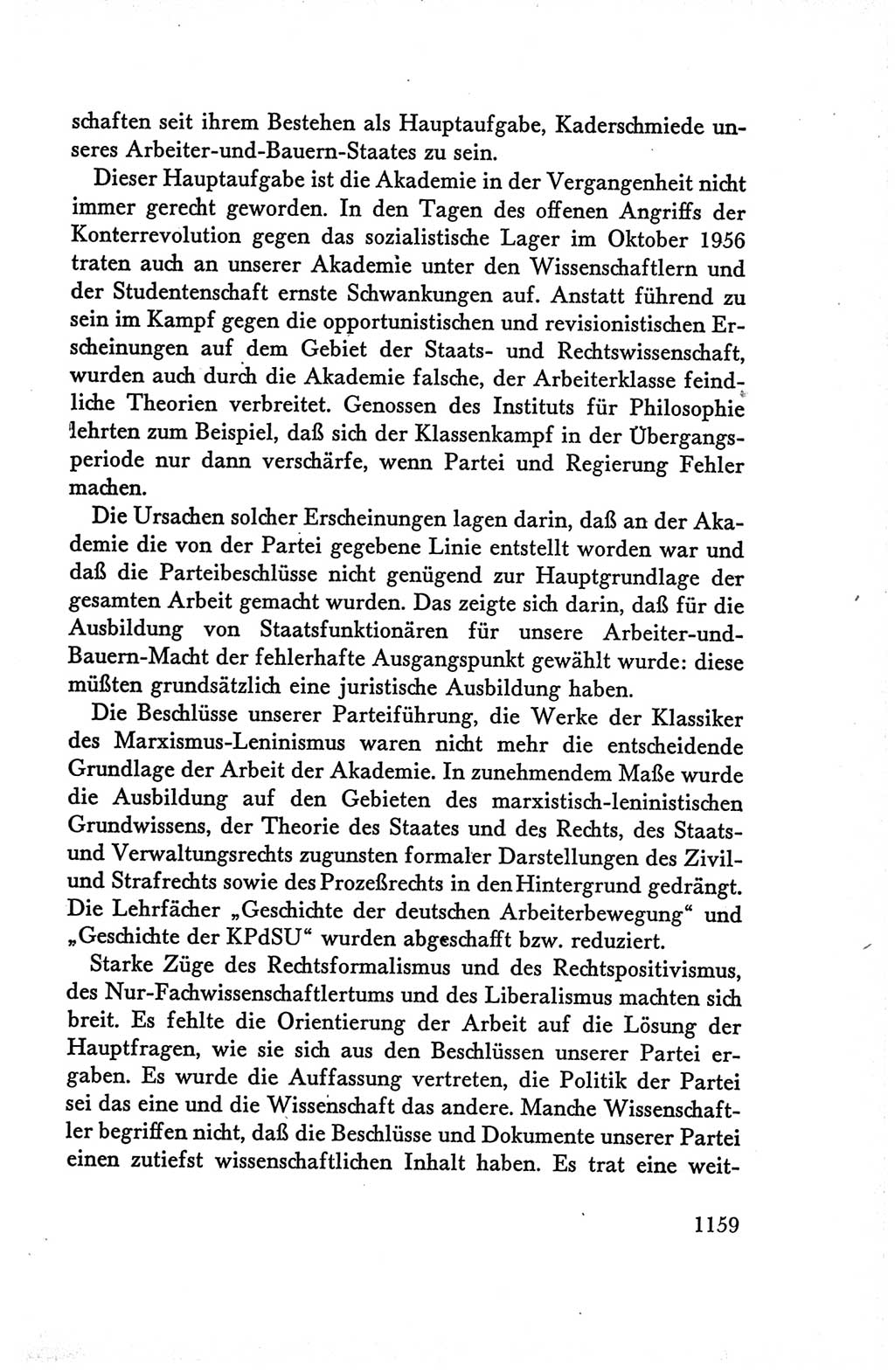 Protokoll der Verhandlungen des Ⅴ. Parteitages der Sozialistischen Einheitspartei Deutschlands (SED) [Deutsche Demokratische Republik (DDR)] 1958, Seite 1159