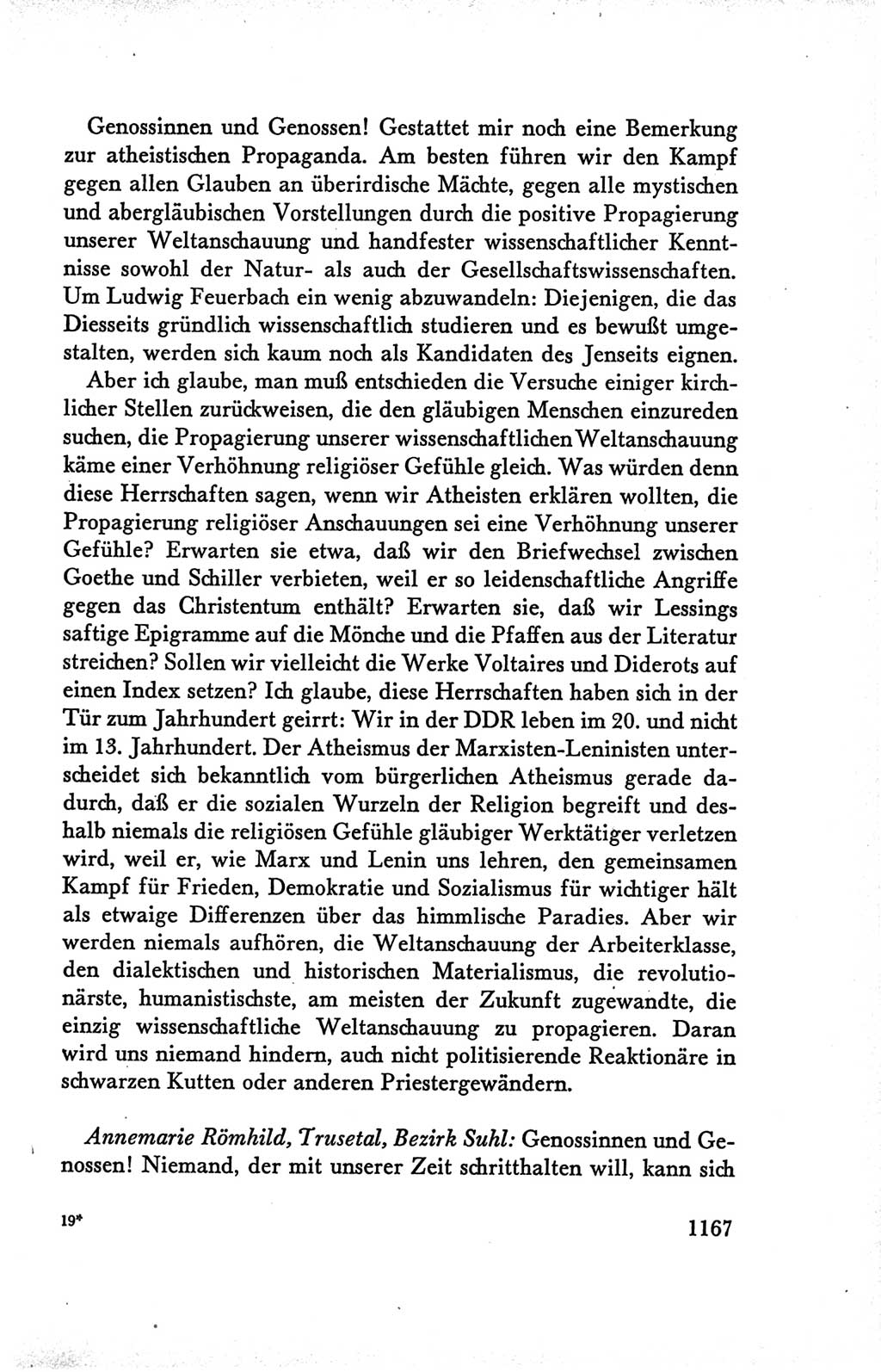 Protokoll der Verhandlungen des Ⅴ. Parteitages der Sozialistischen Einheitspartei Deutschlands (SED) [Deutsche Demokratische Republik (DDR)] 1958, Seite 1167