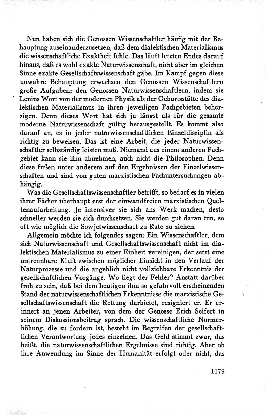 Protokoll der Verhandlungen des Ⅴ. Parteitages der Sozialistischen Einheitspartei Deutschlands (SED) [Deutsche Demokratische Republik (DDR)] 1958, Seite 1179