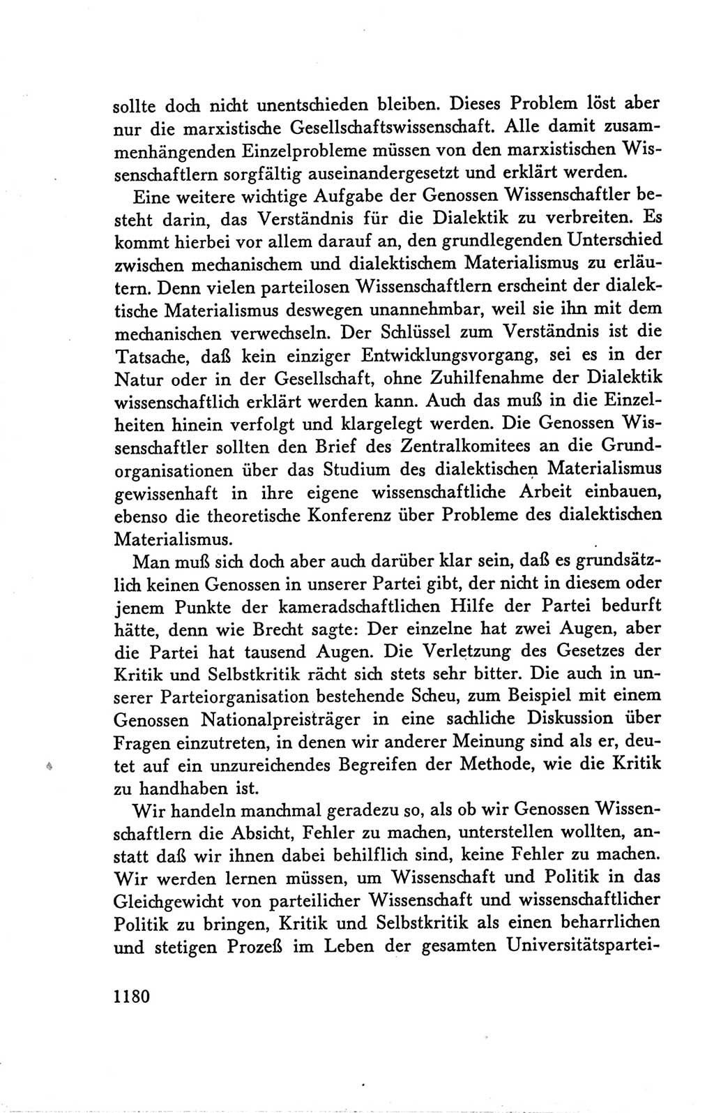 Protokoll der Verhandlungen des Ⅴ. Parteitages der Sozialistischen Einheitspartei Deutschlands (SED) [Deutsche Demokratische Republik (DDR)] 1958, Seite 1180