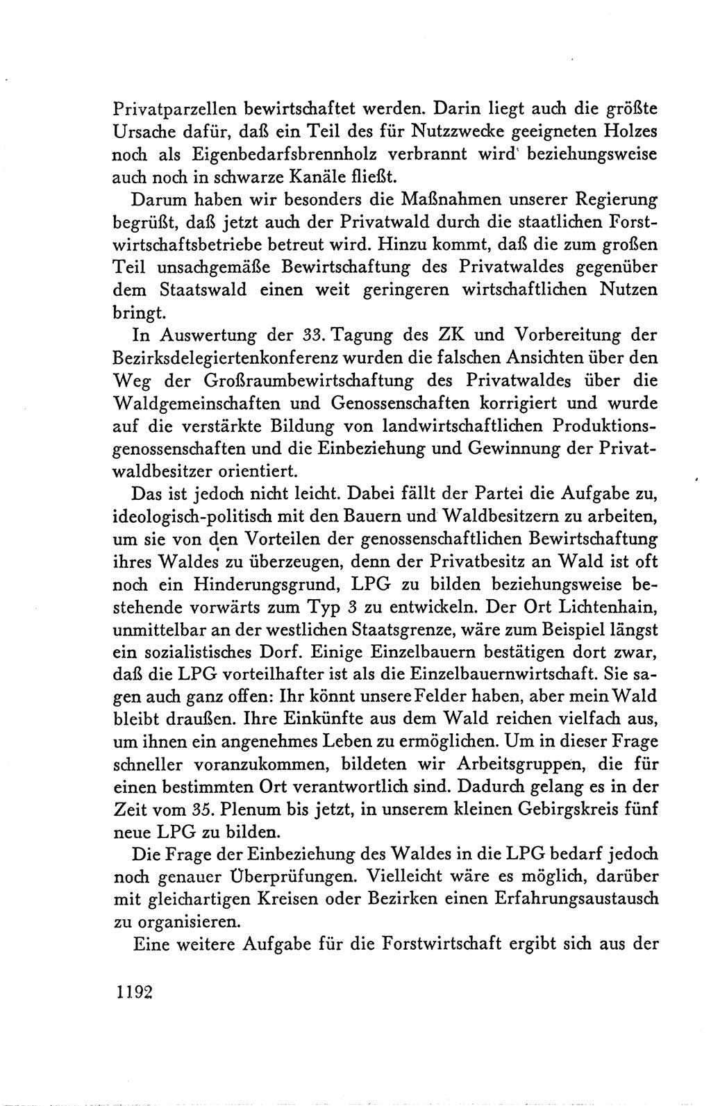Protokoll der Verhandlungen des Ⅴ. Parteitages der Sozialistischen Einheitspartei Deutschlands (SED) [Deutsche Demokratische Republik (DDR)] 1958, Seite 1192
