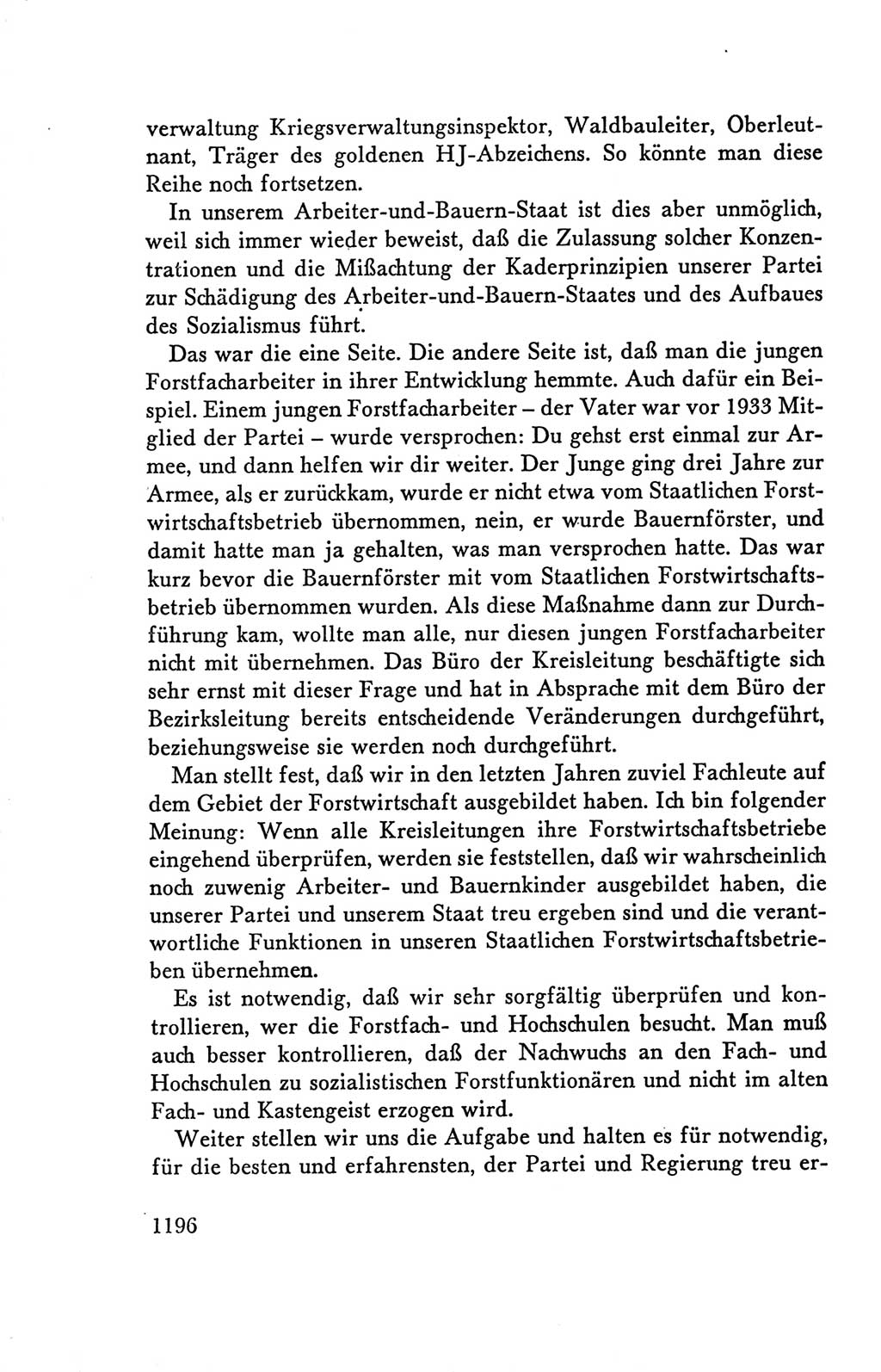 Protokoll der Verhandlungen des Ⅴ. Parteitages der Sozialistischen Einheitspartei Deutschlands (SED) [Deutsche Demokratische Republik (DDR)] 1958, Seite 1196