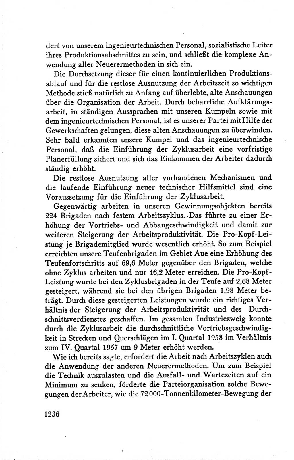 Protokoll der Verhandlungen des Ⅴ. Parteitages der Sozialistischen Einheitspartei Deutschlands (SED) [Deutsche Demokratische Republik (DDR)] 1958, Seite 1236