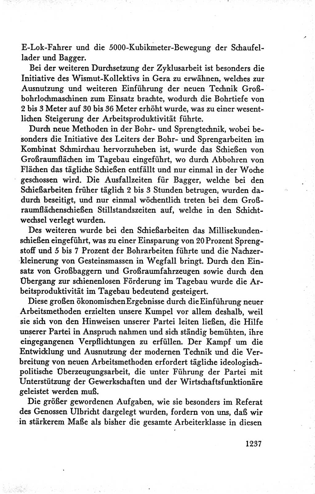 Protokoll der Verhandlungen des Ⅴ. Parteitages der Sozialistischen Einheitspartei Deutschlands (SED) [Deutsche Demokratische Republik (DDR)] 1958, Seite 1237