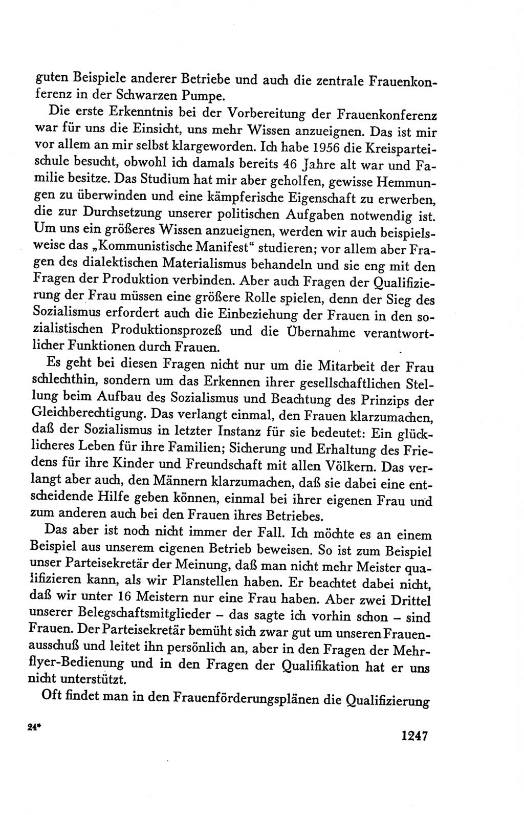 Protokoll der Verhandlungen des Ⅴ. Parteitages der Sozialistischen Einheitspartei Deutschlands (SED) [Deutsche Demokratische Republik (DDR)] 1958, Seite 1247