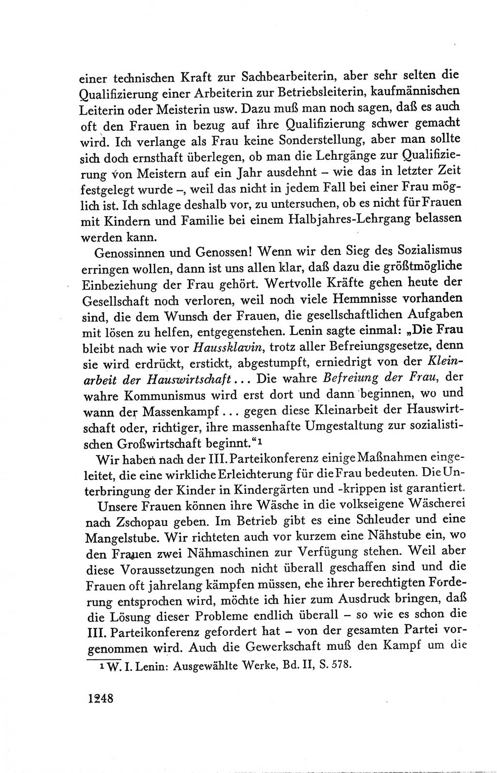 Protokoll der Verhandlungen des Ⅴ. Parteitages der Sozialistischen Einheitspartei Deutschlands (SED) [Deutsche Demokratische Republik (DDR)] 1958, Seite 1248