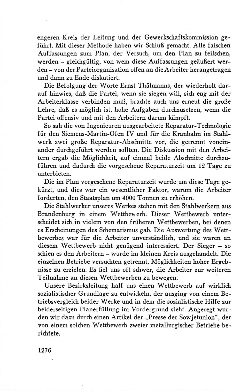 Protokoll der Verhandlungen des Ⅴ. Parteitages der Sozialistischen Einheitspartei Deutschlands (SED) [Deutsche Demokratische Republik (DDR)] 1958, Seite 1276