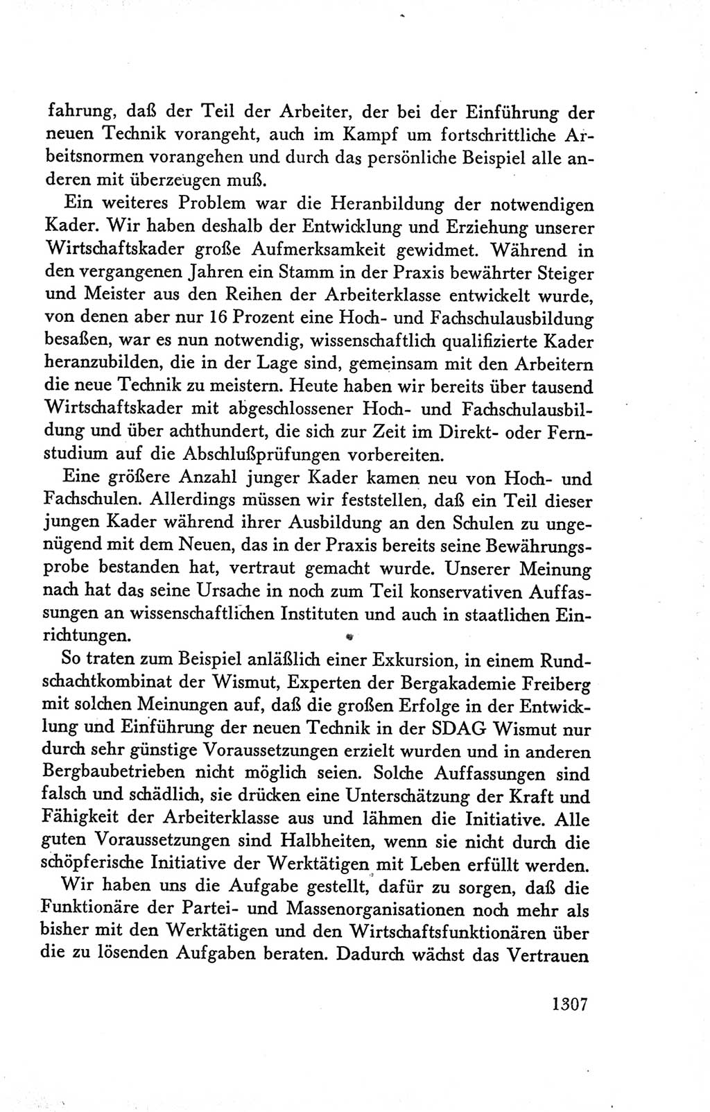 Protokoll der Verhandlungen des Ⅴ. Parteitages der Sozialistischen Einheitspartei Deutschlands (SED) [Deutsche Demokratische Republik (DDR)] 1958, Seite 1307