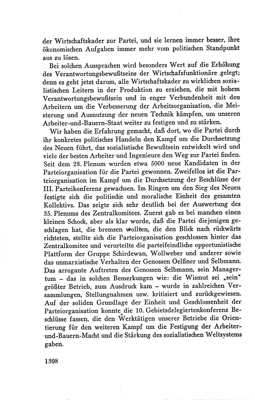 Protokoll der Verhandlungen des Ⅴ. Parteitages der Sozialistischen Einheitspartei Deutschlands (SED) [Deutsche Demokratische Republik (DDR)] 1958, Seite 1308