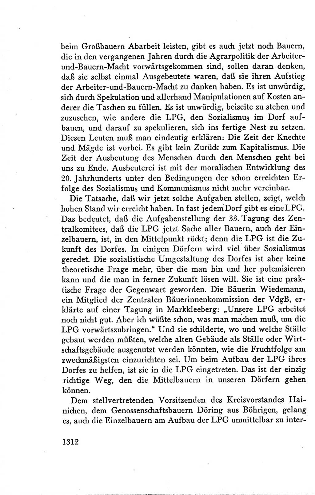 Protokoll der Verhandlungen des Ⅴ. Parteitages der Sozialistischen Einheitspartei Deutschlands (SED) [Deutsche Demokratische Republik (DDR)] 1958, Seite 1312