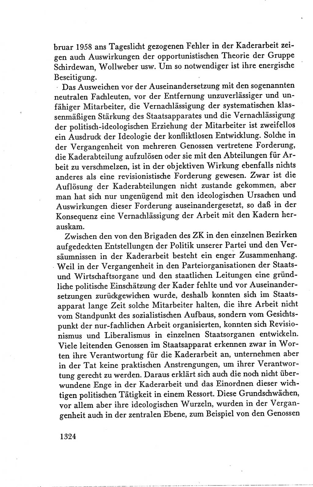 Protokoll der Verhandlungen des Ⅴ. Parteitages der Sozialistischen Einheitspartei Deutschlands (SED) [Deutsche Demokratische Republik (DDR)] 1958, Seite 1324