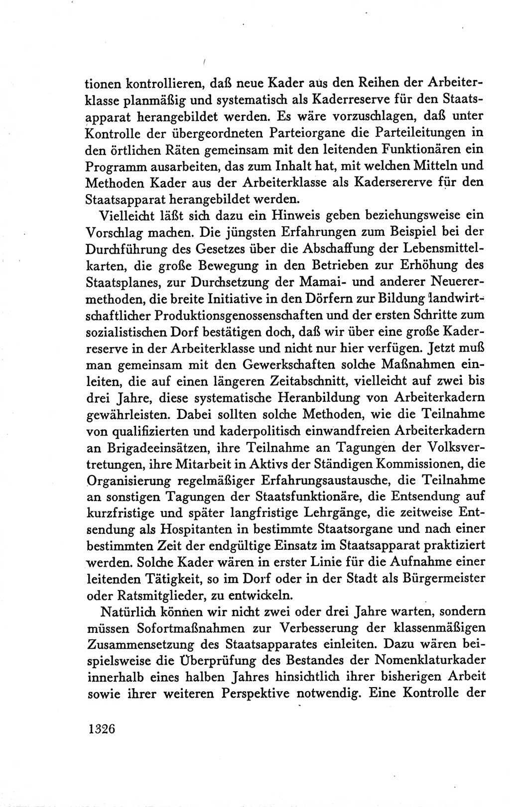 Protokoll der Verhandlungen des Ⅴ. Parteitages der Sozialistischen Einheitspartei Deutschlands (SED) [Deutsche Demokratische Republik (DDR)] 1958, Seite 1326
