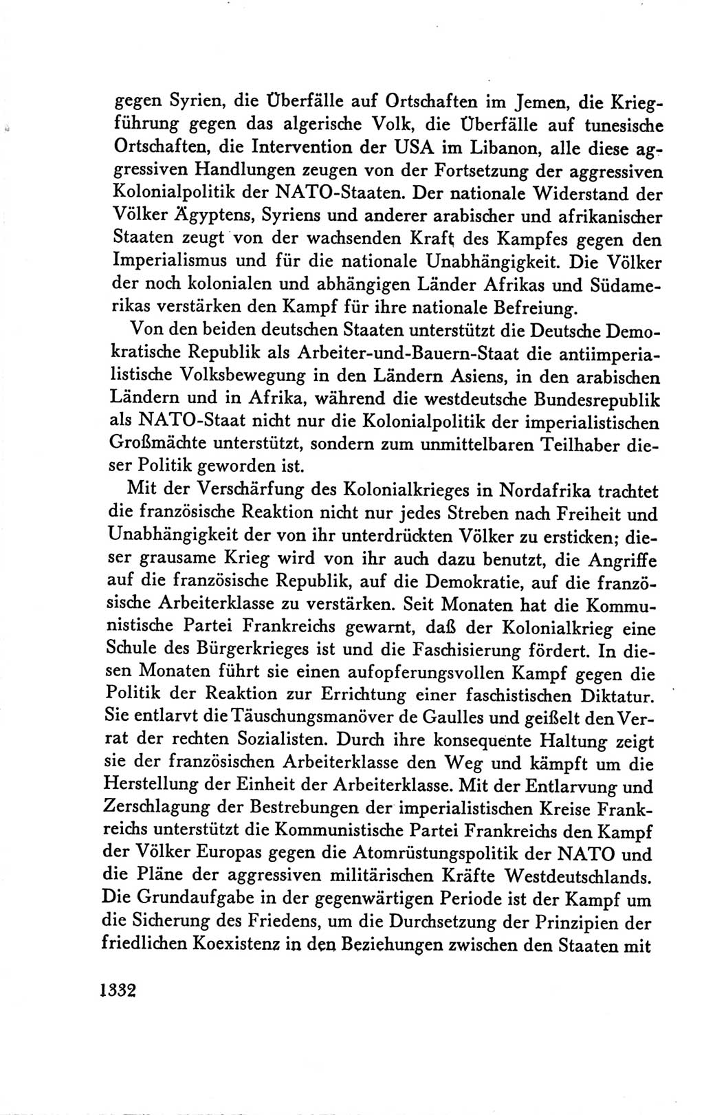 Protokoll der Verhandlungen des Ⅴ. Parteitages der Sozialistischen Einheitspartei Deutschlands (SED) [Deutsche Demokratische Republik (DDR)] 1958, Seite 1332
