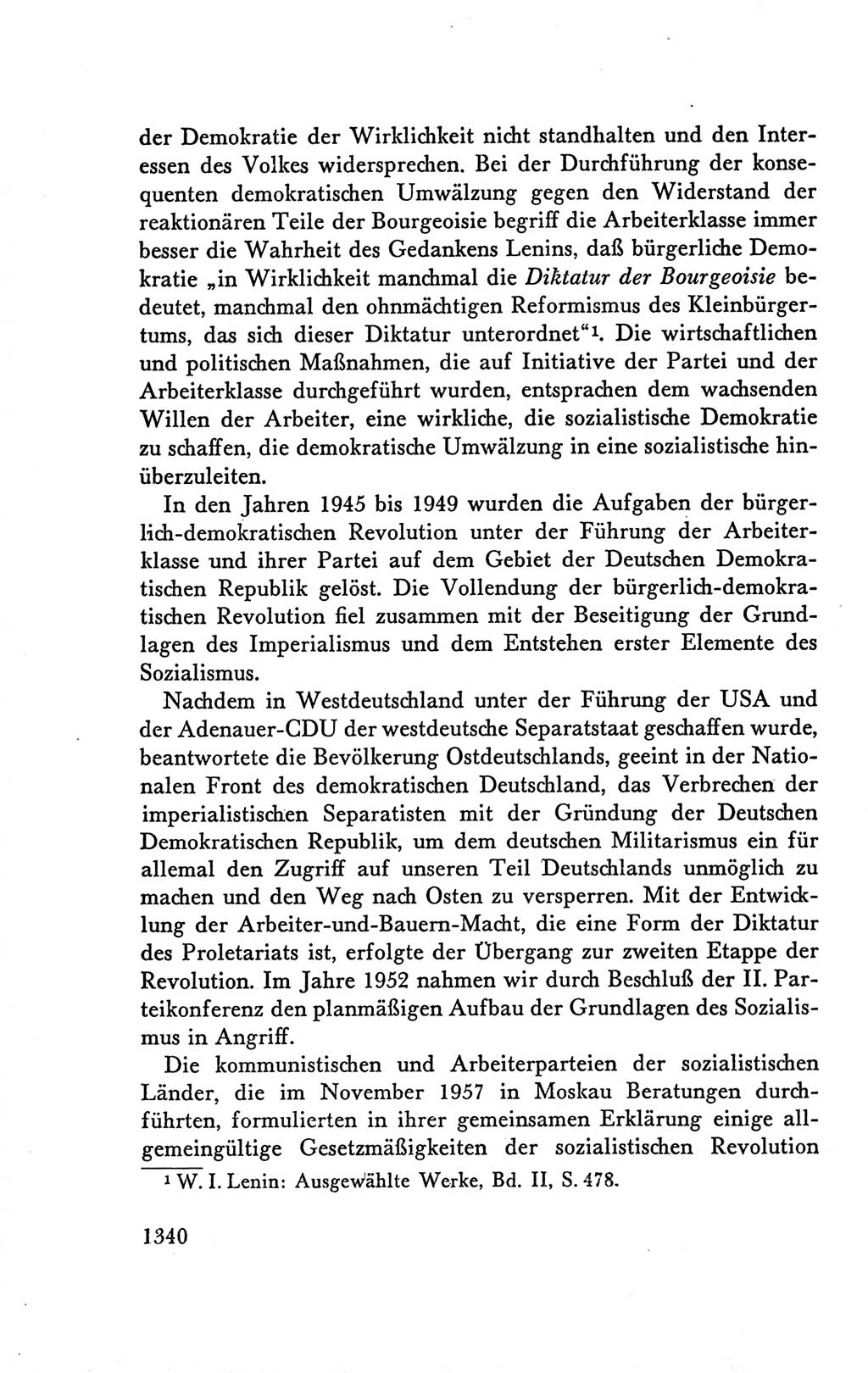 Protokoll der Verhandlungen des Ⅴ. Parteitages der Sozialistischen Einheitspartei Deutschlands (SED) [Deutsche Demokratische Republik (DDR)] 1958, Seite 1340