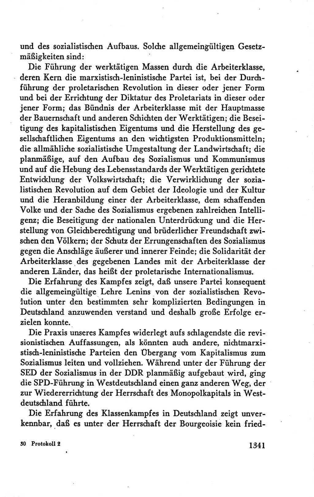 Protokoll der Verhandlungen des Ⅴ. Parteitages der Sozialistischen Einheitspartei Deutschlands (SED) [Deutsche Demokratische Republik (DDR)] 1958, Seite 1341