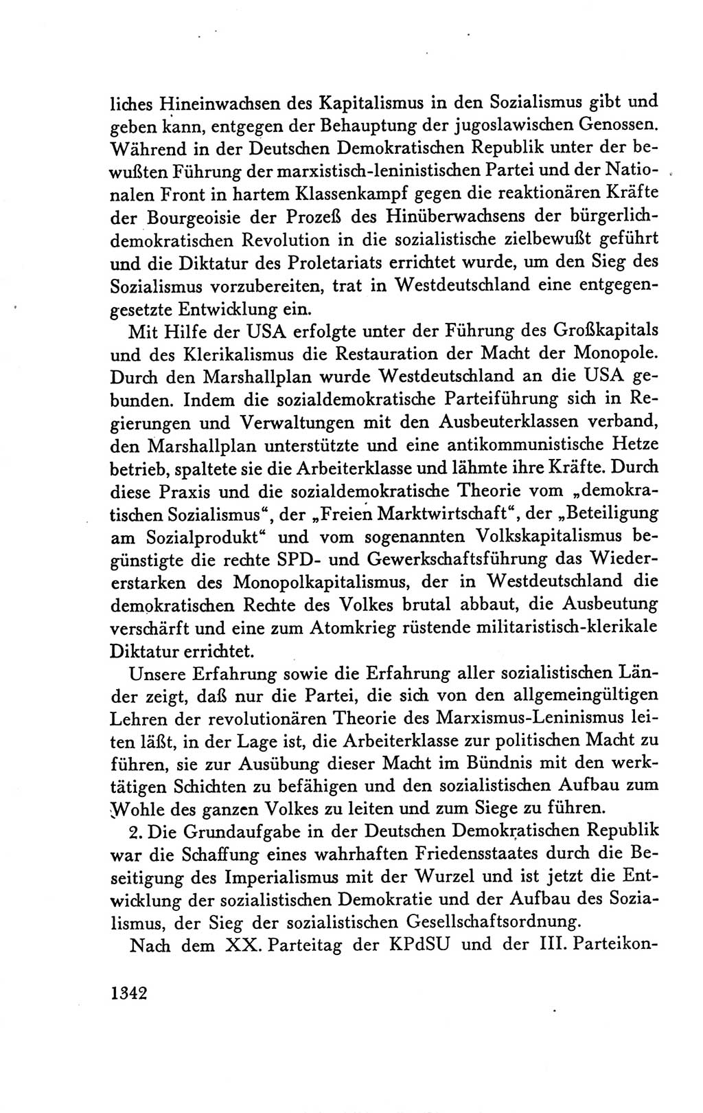 Protokoll der Verhandlungen des Ⅴ. Parteitages der Sozialistischen Einheitspartei Deutschlands (SED) [Deutsche Demokratische Republik (DDR)] 1958, Seite 1342