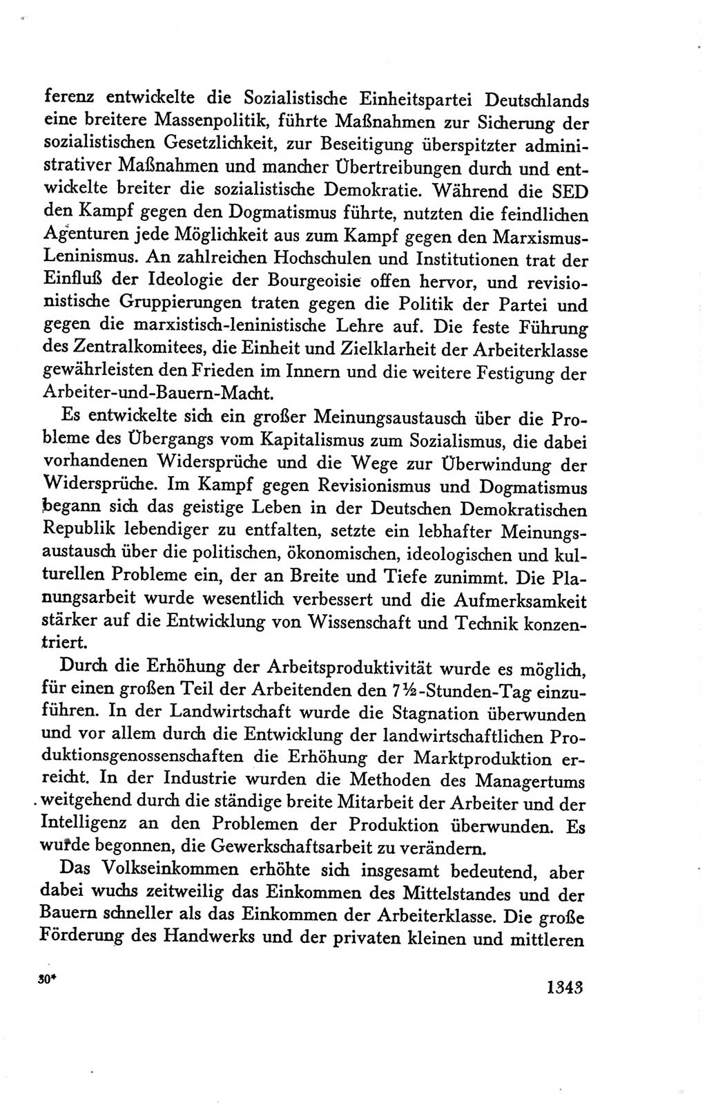 Protokoll der Verhandlungen des Ⅴ. Parteitages der Sozialistischen Einheitspartei Deutschlands (SED) [Deutsche Demokratische Republik (DDR)] 1958, Seite 1343