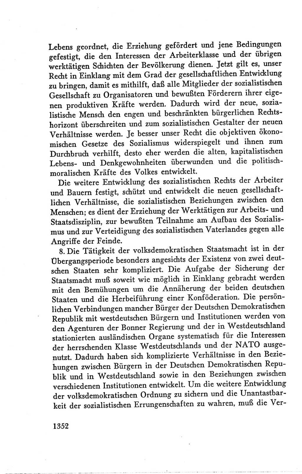 Protokoll der Verhandlungen des Ⅴ. Parteitages der Sozialistischen Einheitspartei Deutschlands (SED) [Deutsche Demokratische Republik (DDR)] 1958, Seite 1352