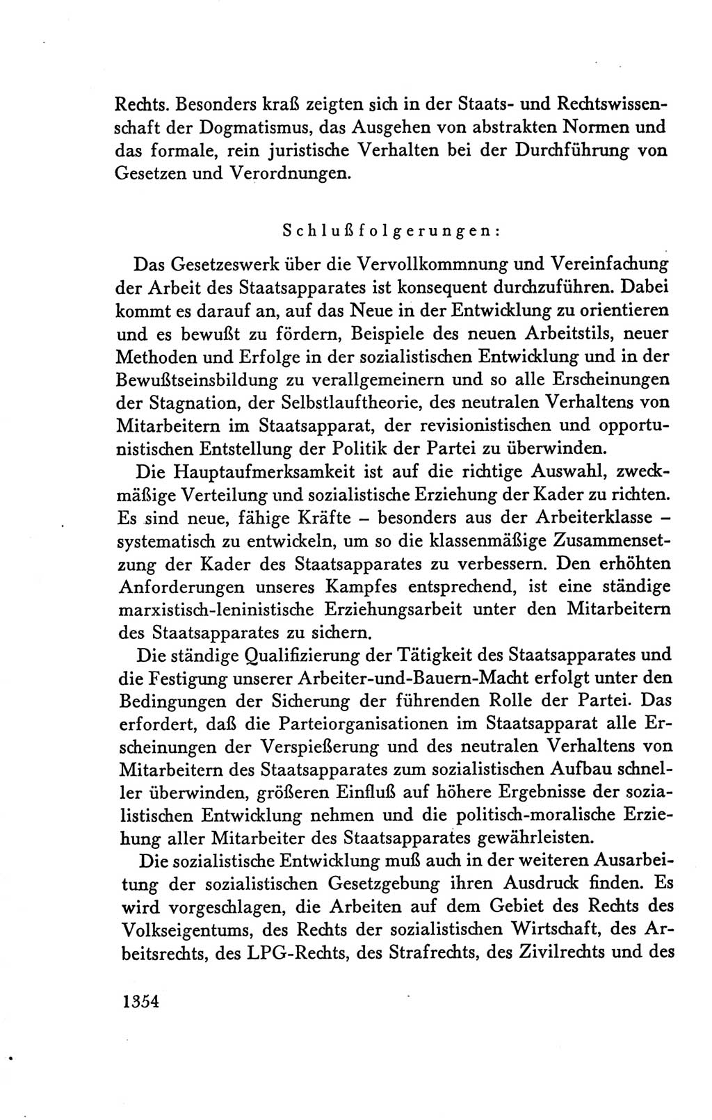 Protokoll der Verhandlungen des Ⅴ. Parteitages der Sozialistischen Einheitspartei Deutschlands (SED) [Deutsche Demokratische Republik (DDR)] 1958, Seite 1354