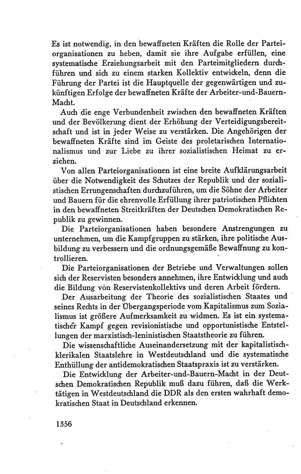Protokoll der Verhandlungen des Ⅴ. Parteitages der Sozialistischen Einheitspartei Deutschlands (SED) [Deutsche Demokratische Republik (DDR)] 1958, Seite 1356