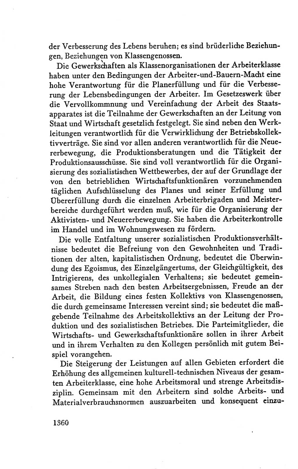 Protokoll der Verhandlungen des Ⅴ. Parteitages der Sozialistischen Einheitspartei Deutschlands (SED) [Deutsche Demokratische Republik (DDR)] 1958, Seite 1360