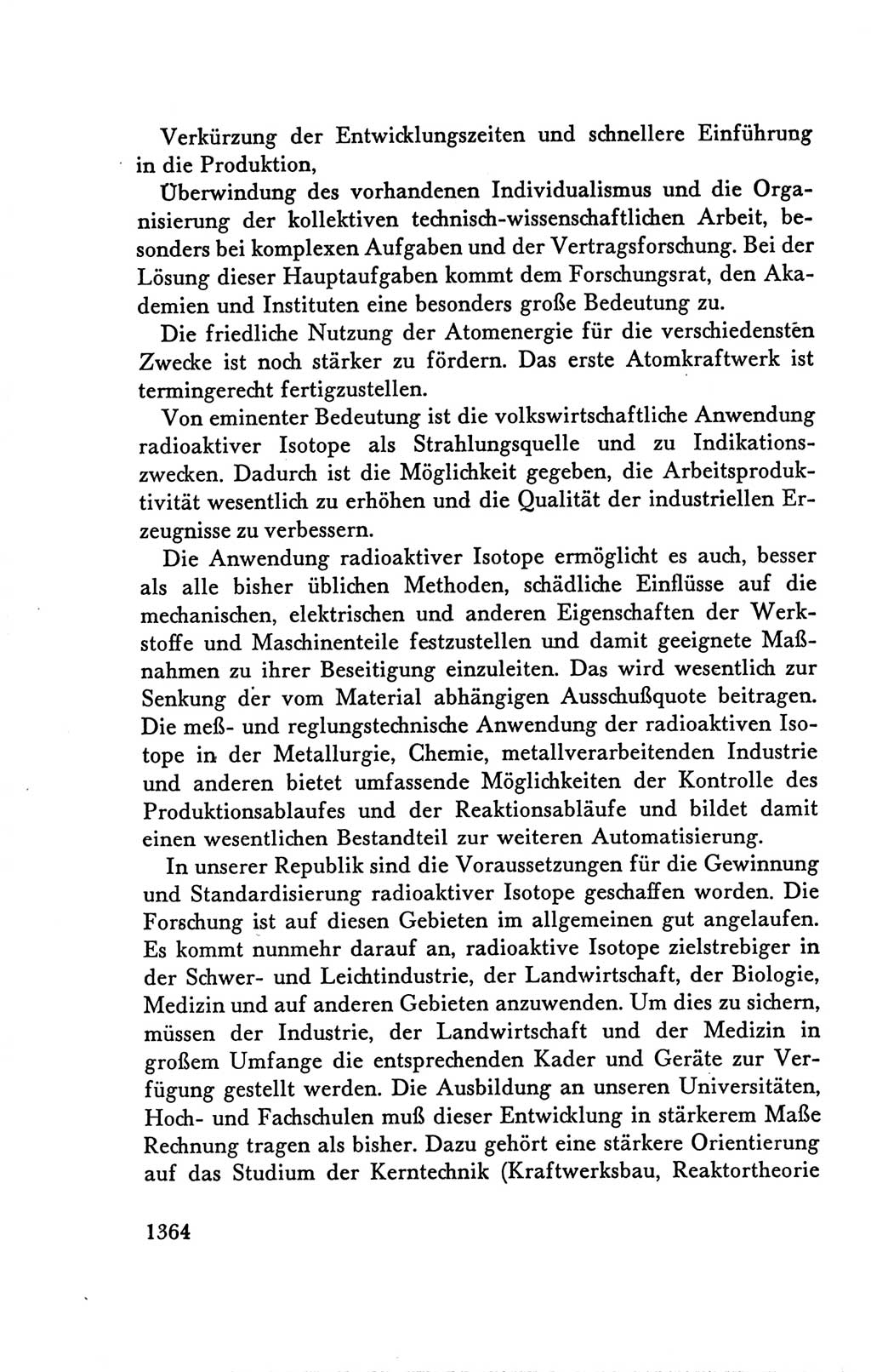 Protokoll der Verhandlungen des Ⅴ. Parteitages der Sozialistischen Einheitspartei Deutschlands (SED) [Deutsche Demokratische Republik (DDR)] 1958, Seite 1364