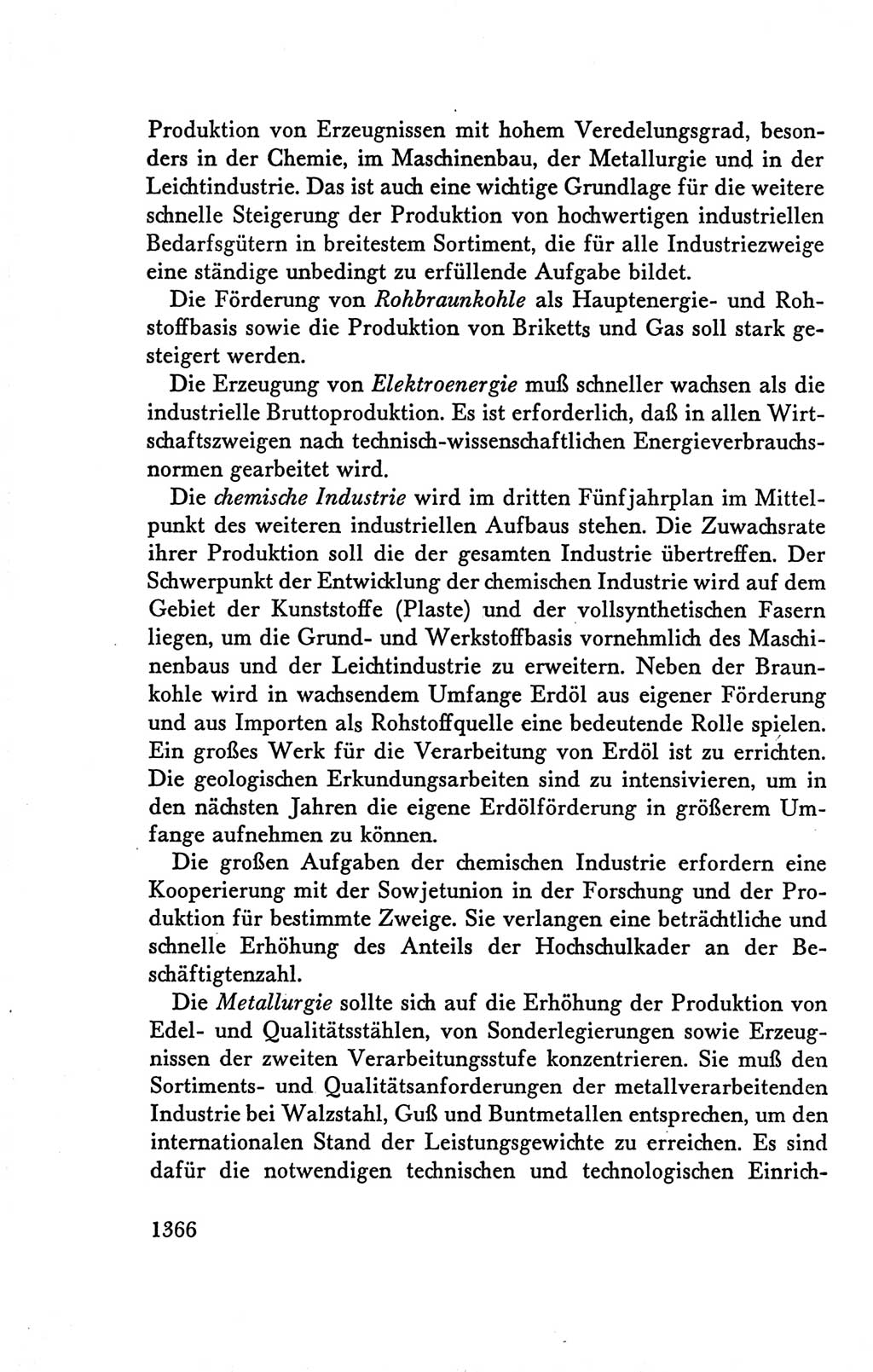 Protokoll der Verhandlungen des Ⅴ. Parteitages der Sozialistischen Einheitspartei Deutschlands (SED) [Deutsche Demokratische Republik (DDR)] 1958, Seite 1366