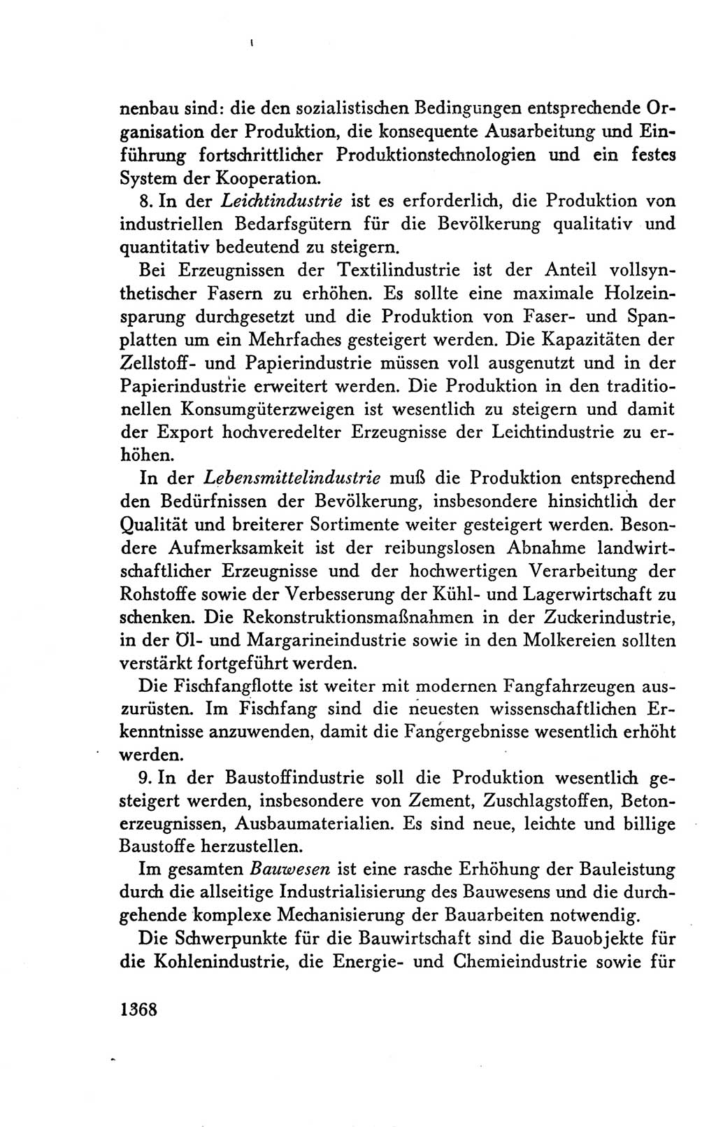 Protokoll der Verhandlungen des Ⅴ. Parteitages der Sozialistischen Einheitspartei Deutschlands (SED) [Deutsche Demokratische Republik (DDR)] 1958, Seite 1368