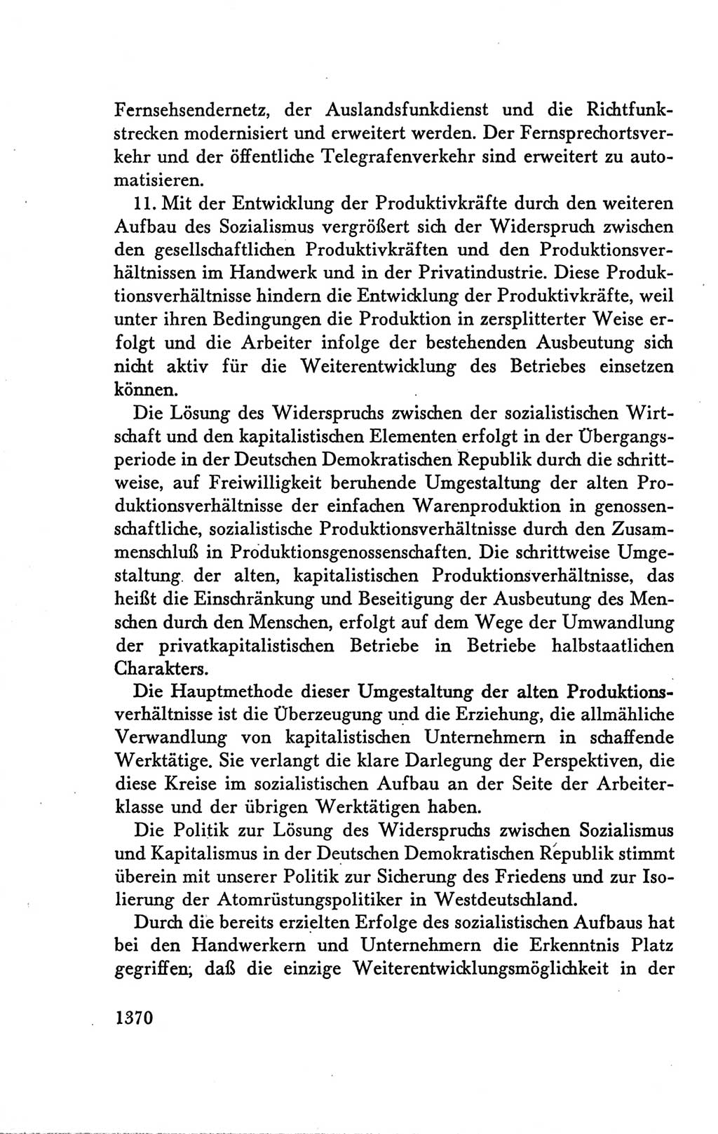 Protokoll der Verhandlungen des Ⅴ. Parteitages der Sozialistischen Einheitspartei Deutschlands (SED) [Deutsche Demokratische Republik (DDR)] 1958, Seite 1370