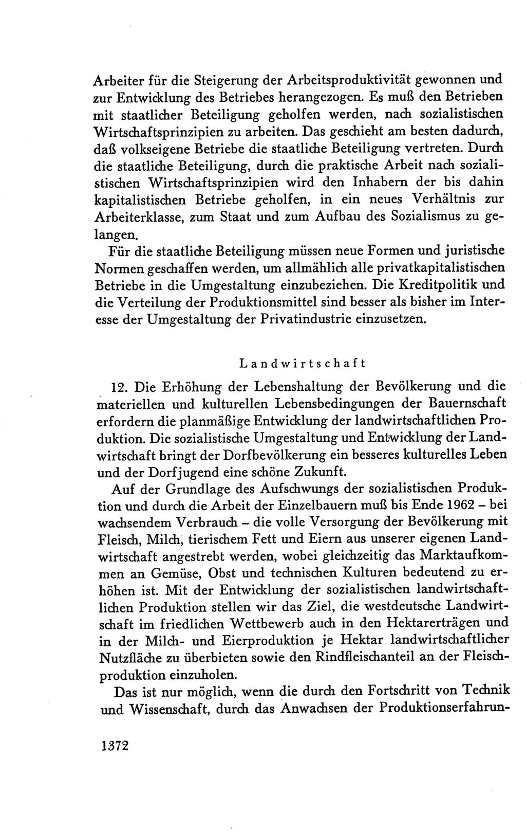 Protokoll der Verhandlungen des Ⅴ. Parteitages der Sozialistischen Einheitspartei Deutschlands (SED) [Deutsche Demokratische Republik (DDR)] 1958, Seite 1372