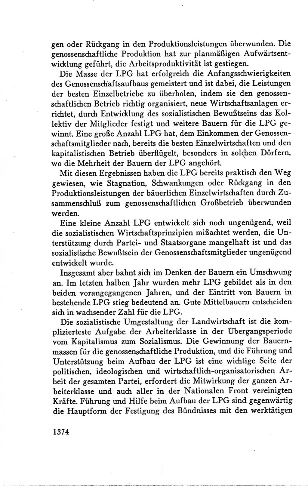 Protokoll der Verhandlungen des Ⅴ. Parteitages der Sozialistischen Einheitspartei Deutschlands (SED) [Deutsche Demokratische Republik (DDR)] 1958, Seite 1374