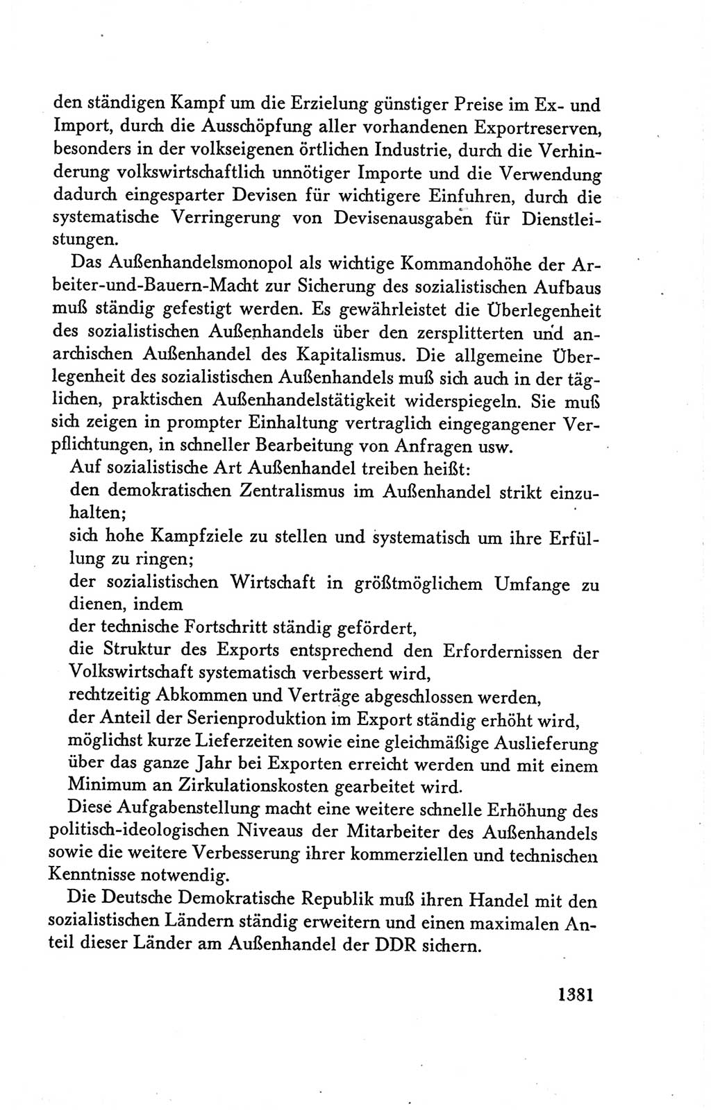 Protokoll der Verhandlungen des Ⅴ. Parteitages der Sozialistischen Einheitspartei Deutschlands (SED) [Deutsche Demokratische Republik (DDR)] 1958, Seite 1381