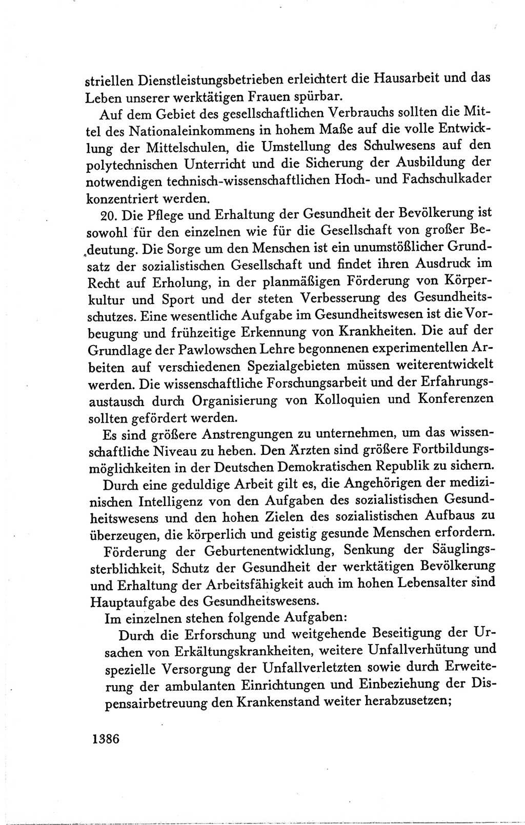 Protokoll der Verhandlungen des Ⅴ. Parteitages der Sozialistischen Einheitspartei Deutschlands (SED) [Deutsche Demokratische Republik (DDR)] 1958, Seite 1386