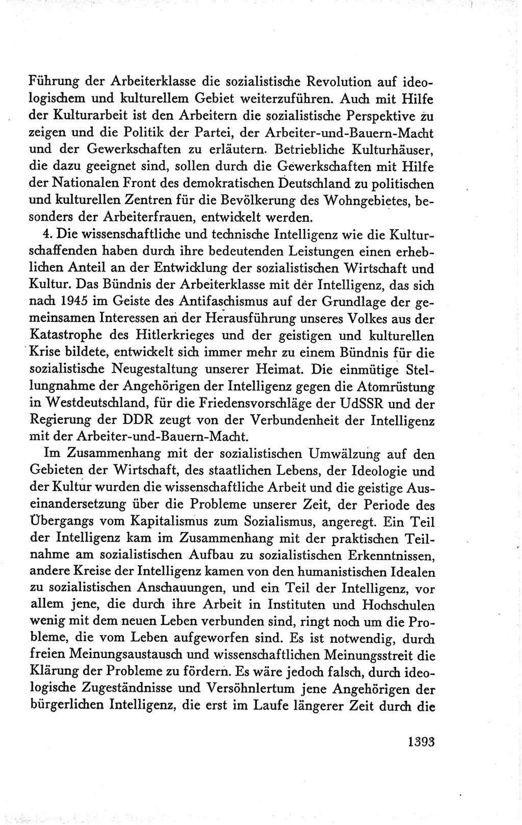 Protokoll der Verhandlungen des Ⅴ. Parteitages der Sozialistischen Einheitspartei Deutschlands (SED) [Deutsche Demokratische Republik (DDR)] 1958, Seite 1393