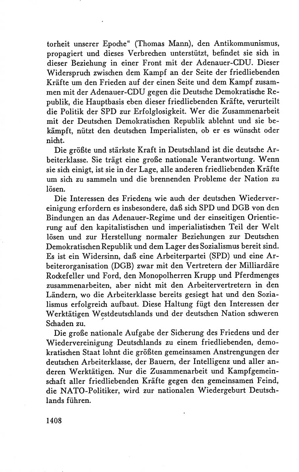 Protokoll der Verhandlungen des Ⅴ. Parteitages der Sozialistischen Einheitspartei Deutschlands (SED) [Deutsche Demokratische Republik (DDR)] 1958, Seite 1408