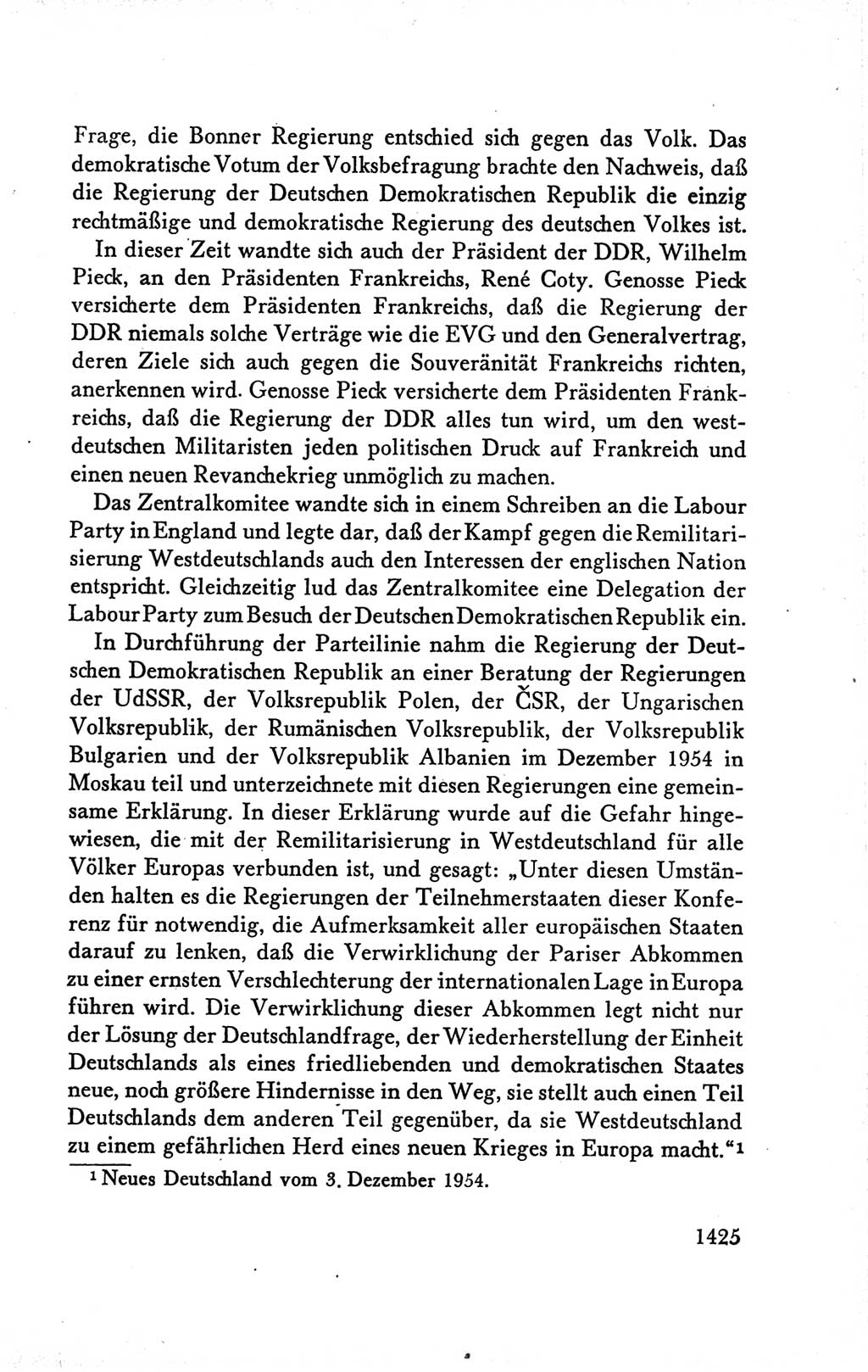 Protokoll der Verhandlungen des Ⅴ. Parteitages der Sozialistischen Einheitspartei Deutschlands (SED) [Deutsche Demokratische Republik (DDR)] 1958, Seite 1425