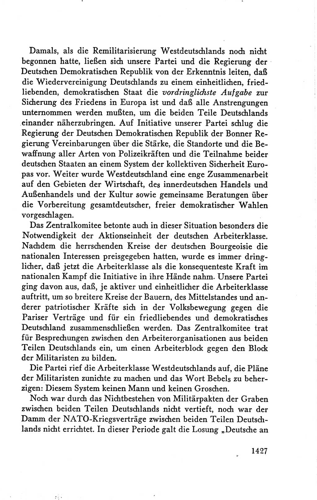 Protokoll der Verhandlungen des Ⅴ. Parteitages der Sozialistischen Einheitspartei Deutschlands (SED) [Deutsche Demokratische Republik (DDR)] 1958, Seite 1427