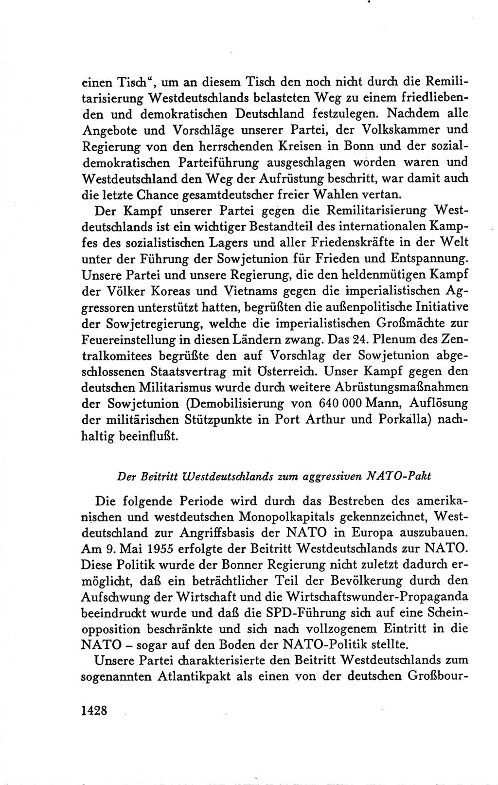 Protokoll der Verhandlungen des Ⅴ. Parteitages der Sozialistischen Einheitspartei Deutschlands (SED) [Deutsche Demokratische Republik (DDR)] 1958, Seite 1428