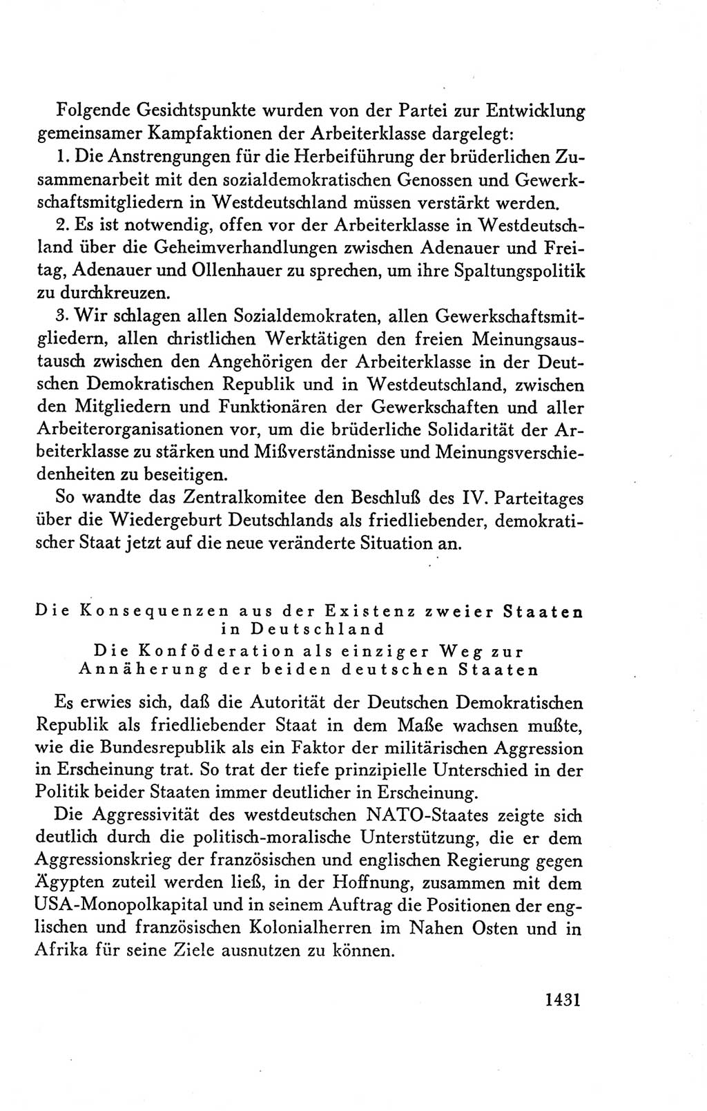 Protokoll der Verhandlungen des Ⅴ. Parteitages der Sozialistischen Einheitspartei Deutschlands (SED) [Deutsche Demokratische Republik (DDR)] 1958, Seite 1431