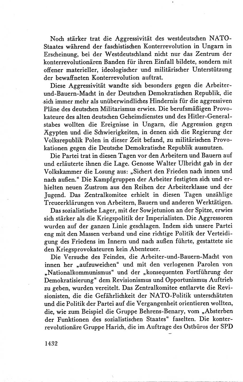 Protokoll der Verhandlungen des Ⅴ. Parteitages der Sozialistischen Einheitspartei Deutschlands (SED) [Deutsche Demokratische Republik (DDR)] 1958, Seite 1432