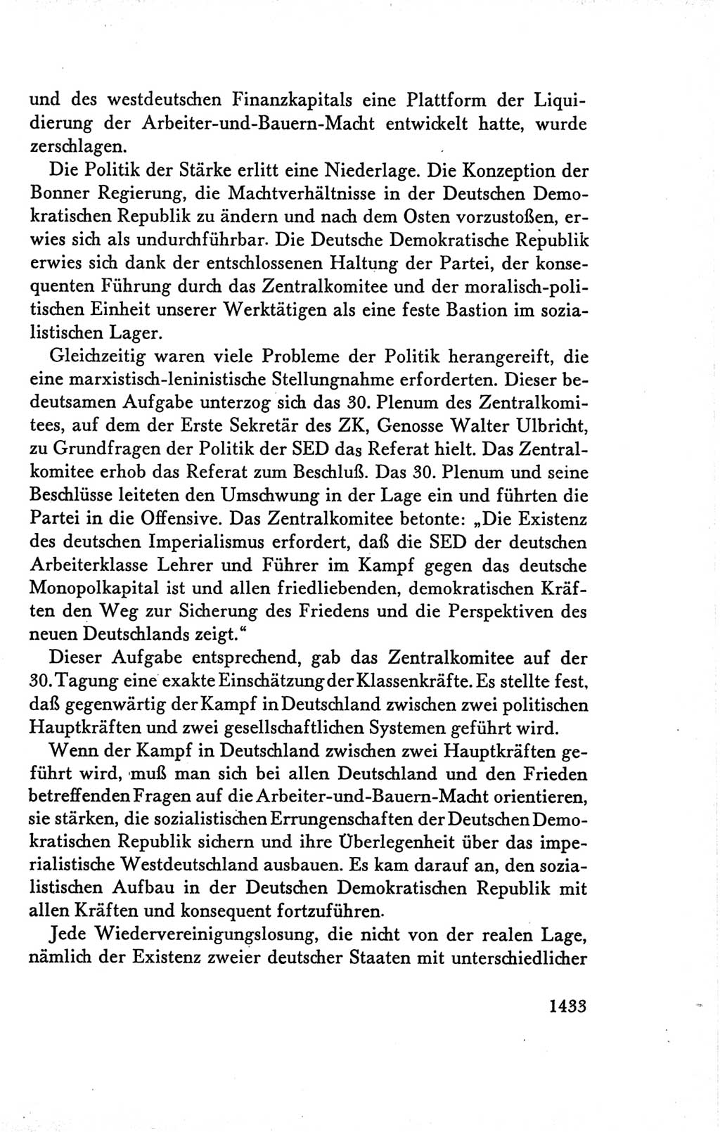 Protokoll der Verhandlungen des Ⅴ. Parteitages der Sozialistischen Einheitspartei Deutschlands (SED) [Deutsche Demokratische Republik (DDR)] 1958, Seite 1433