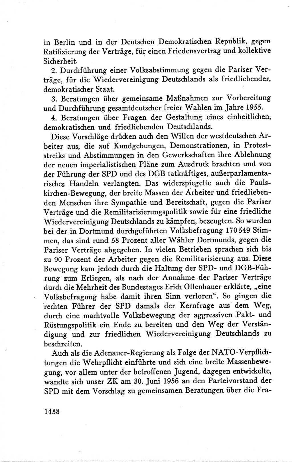 Protokoll der Verhandlungen des Ⅴ. Parteitages der Sozialistischen Einheitspartei Deutschlands (SED) [Deutsche Demokratische Republik (DDR)] 1958, Seite 1438