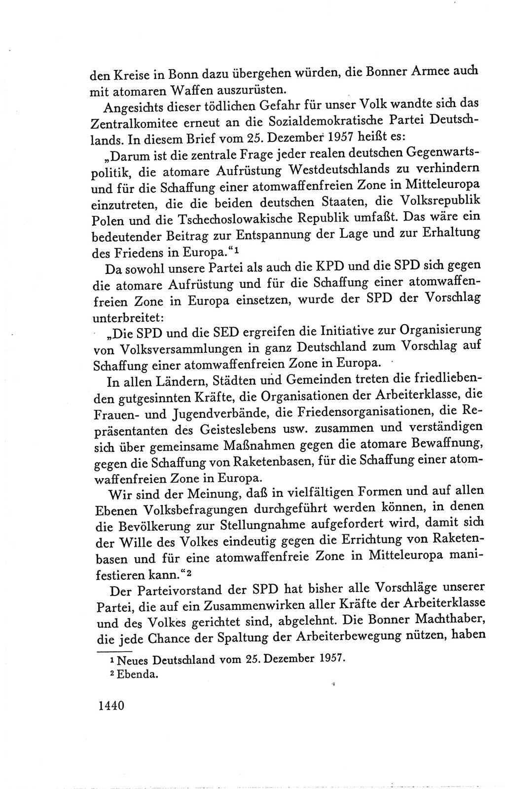 Protokoll der Verhandlungen des Ⅴ. Parteitages der Sozialistischen Einheitspartei Deutschlands (SED) [Deutsche Demokratische Republik (DDR)] 1958, Seite 1440