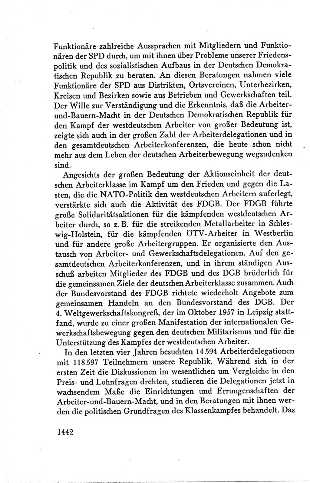 Protokoll der Verhandlungen des Ⅴ. Parteitages der Sozialistischen Einheitspartei Deutschlands (SED) [Deutsche Demokratische Republik (DDR)] 1958, Seite 1442