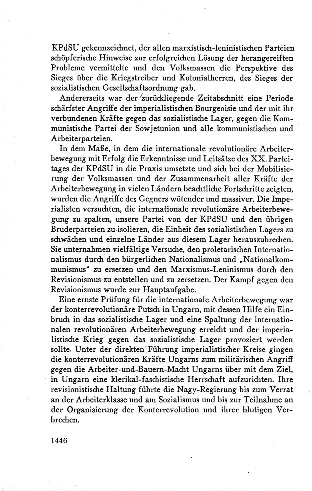 Protokoll der Verhandlungen des Ⅴ. Parteitages der Sozialistischen Einheitspartei Deutschlands (SED) [Deutsche Demokratische Republik (DDR)] 1958, Seite 1446