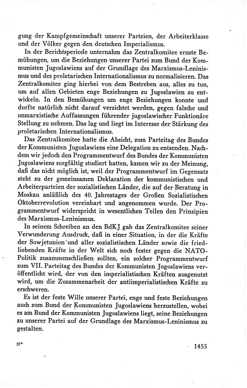 Protokoll der Verhandlungen des Ⅴ. Parteitages der Sozialistischen Einheitspartei Deutschlands (SED) [Deutsche Demokratische Republik (DDR)] 1958, Seite 1455