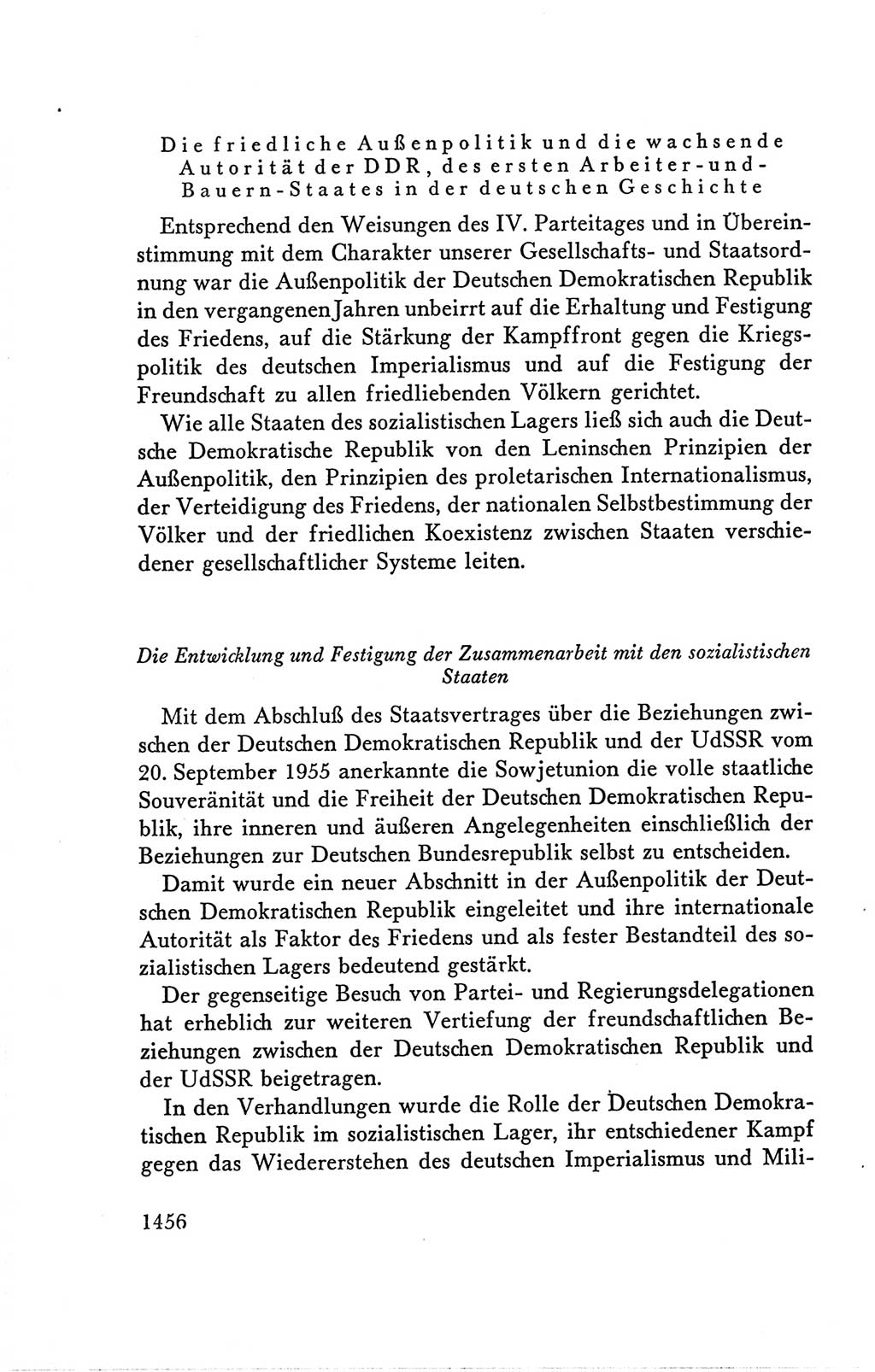 Protokoll der Verhandlungen des Ⅴ. Parteitages der Sozialistischen Einheitspartei Deutschlands (SED) [Deutsche Demokratische Republik (DDR)] 1958, Seite 1456